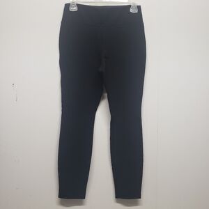 Grace The Perfect Fit Pants Womens Small Black Pull On Flat Front No Pocket Work